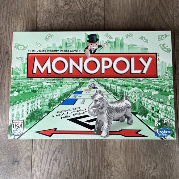 Hasbro Other - Monopoly Classic Board Game #00009 With The Cat Token Hasbro Complete 2013
